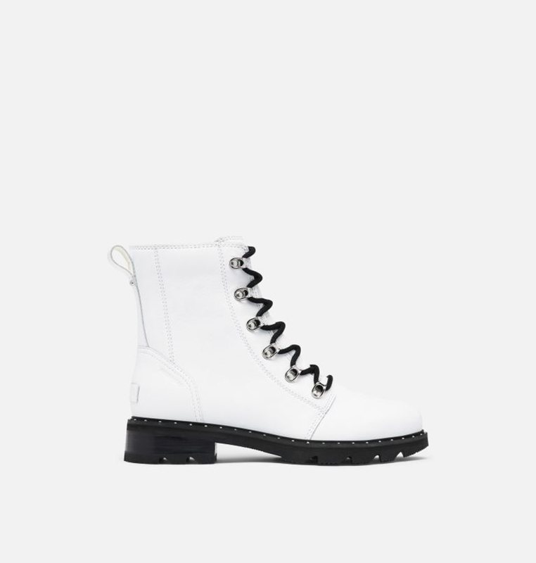 Womens Rain Boots White - Sorel Lennox™ Lace Mid - 259-DRHIWC